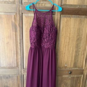 Dark Purple prom/wedding dress.